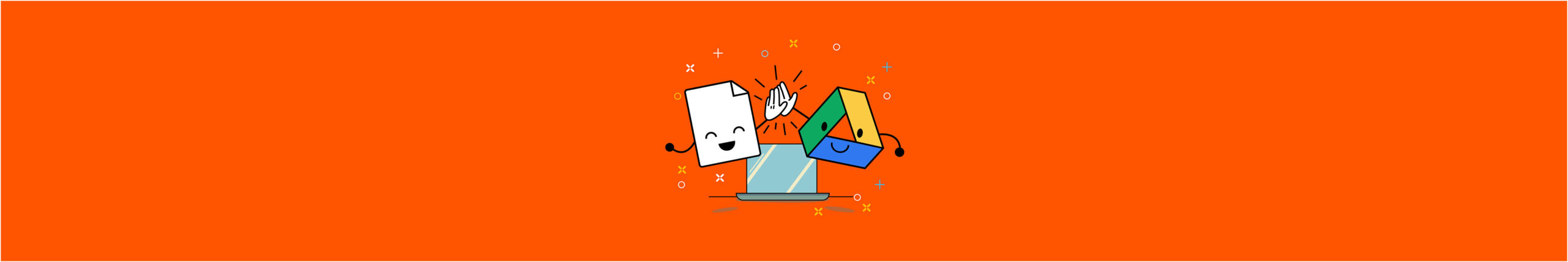 Documento en Google Drive puesto en horizontal