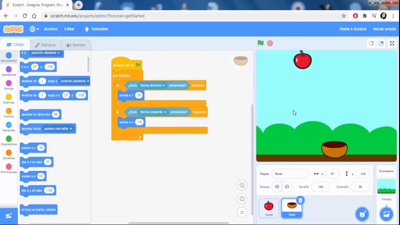 cómo hacer un juego en scratch
