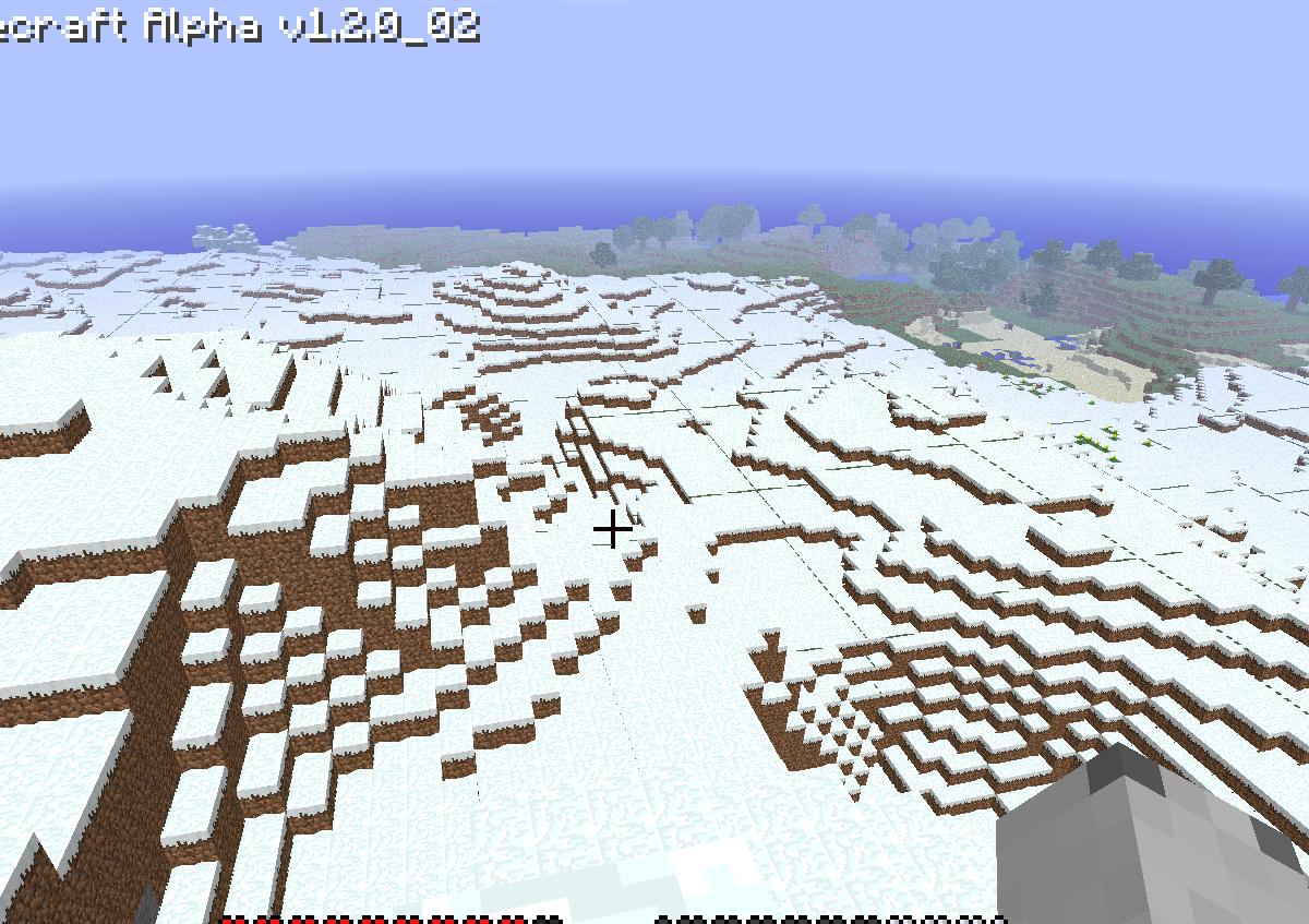 Límites de chunks en Minecraft