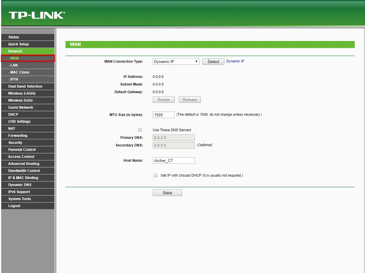 Modelos compatibles TP-Link