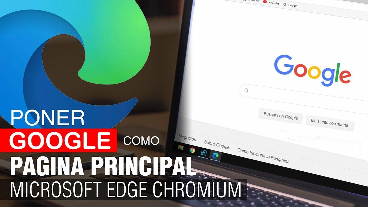 Personalizar página de inicio en Edge