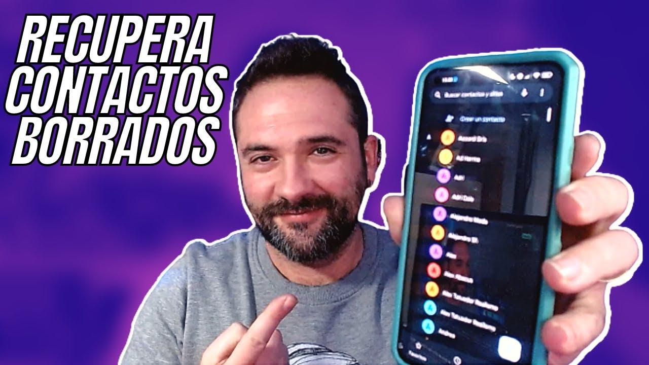 Recuperar contactos desde SIM y copias locales