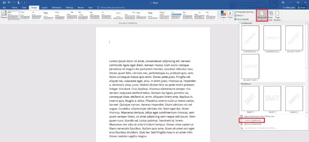 Guía completa para insertar y personalizar marcas de agua en Word
