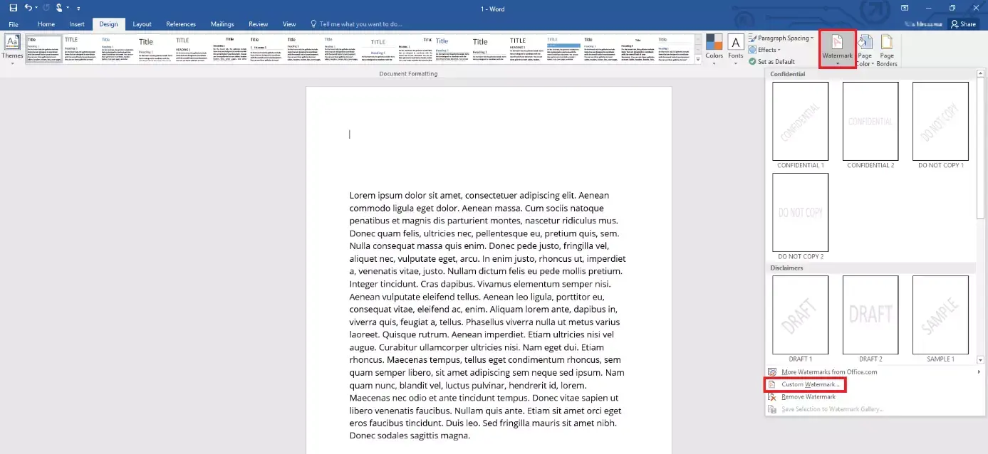 Guía completa para insertar y personalizar marcas de agua en Word