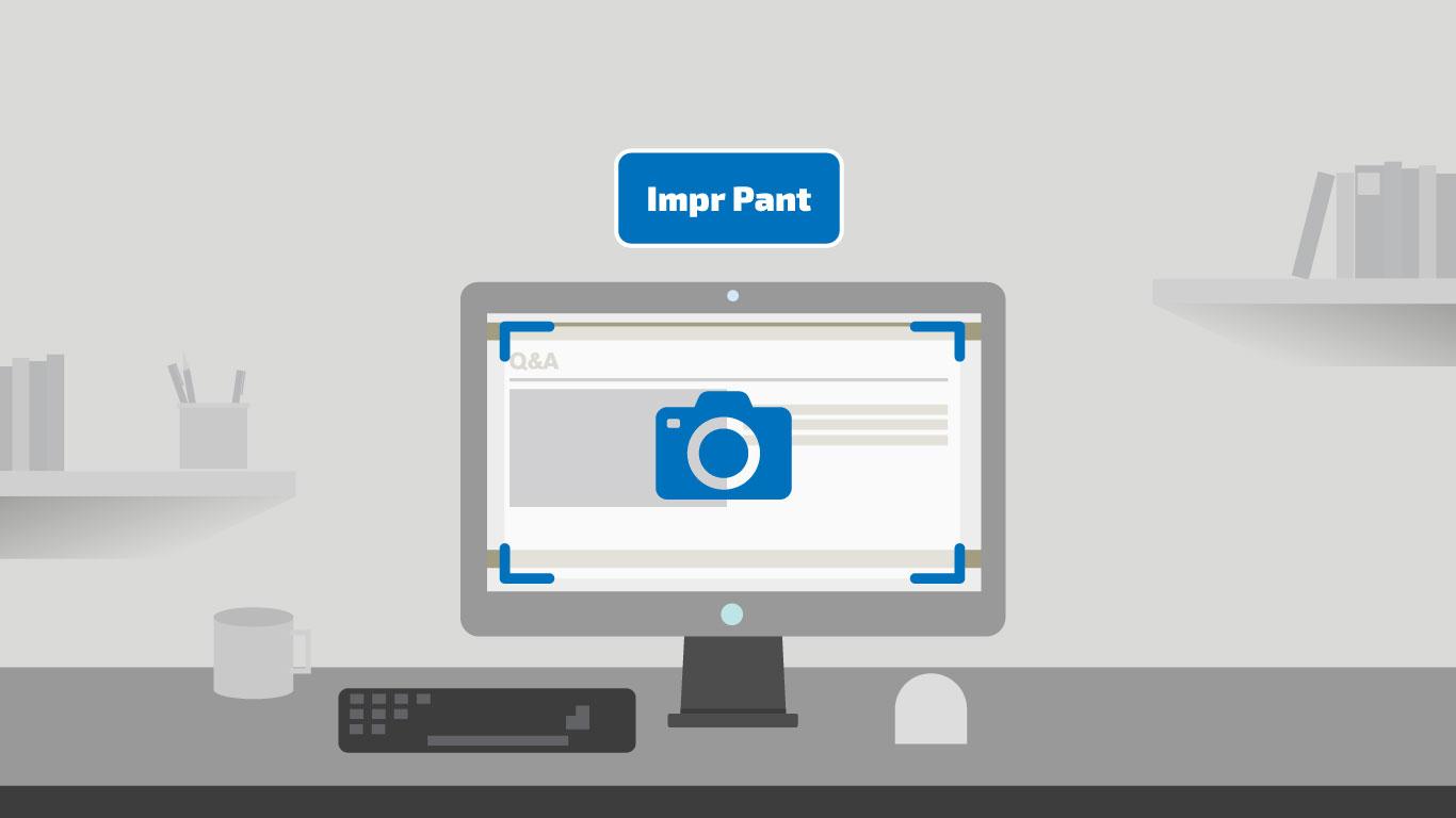 Atajos de teclado para capturas en Windows