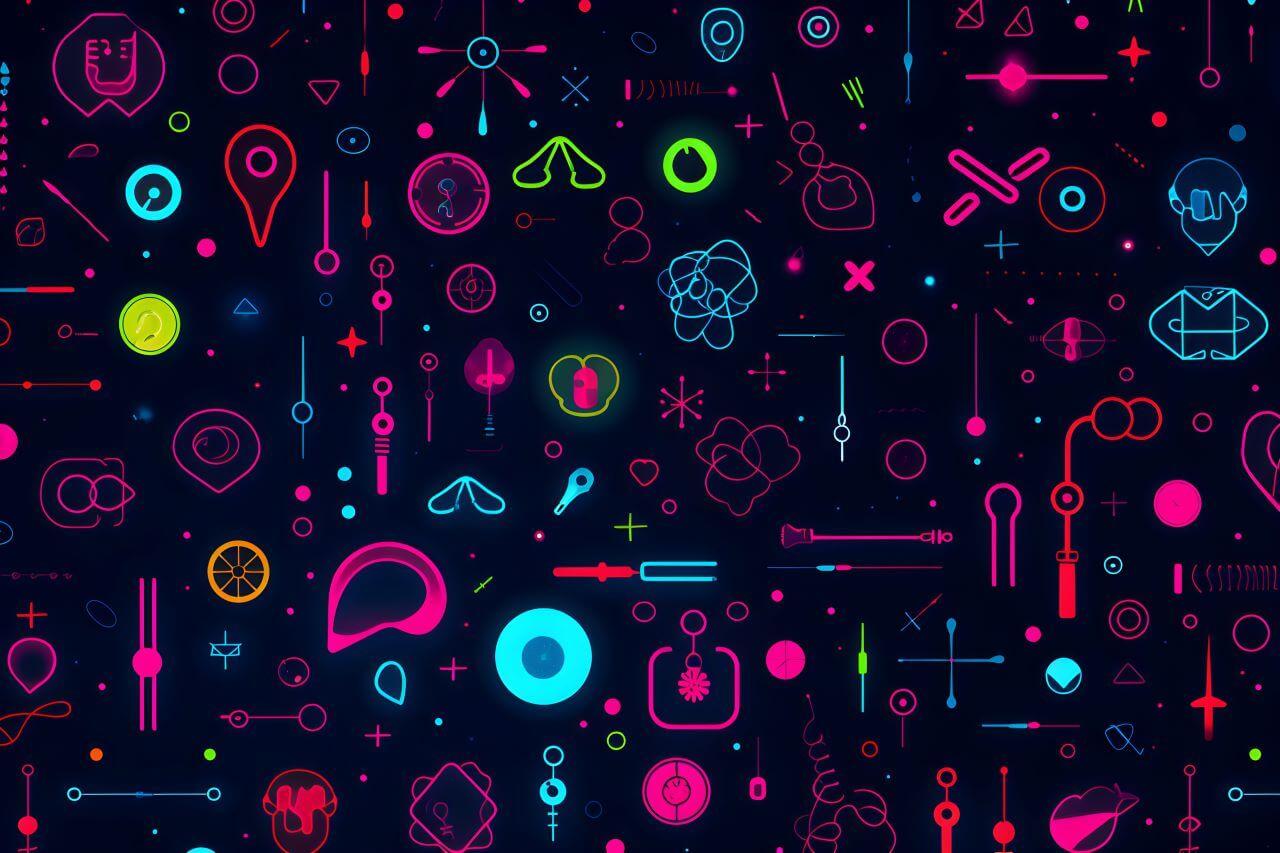 Ilustración de redes IoT y dispositivos conectados