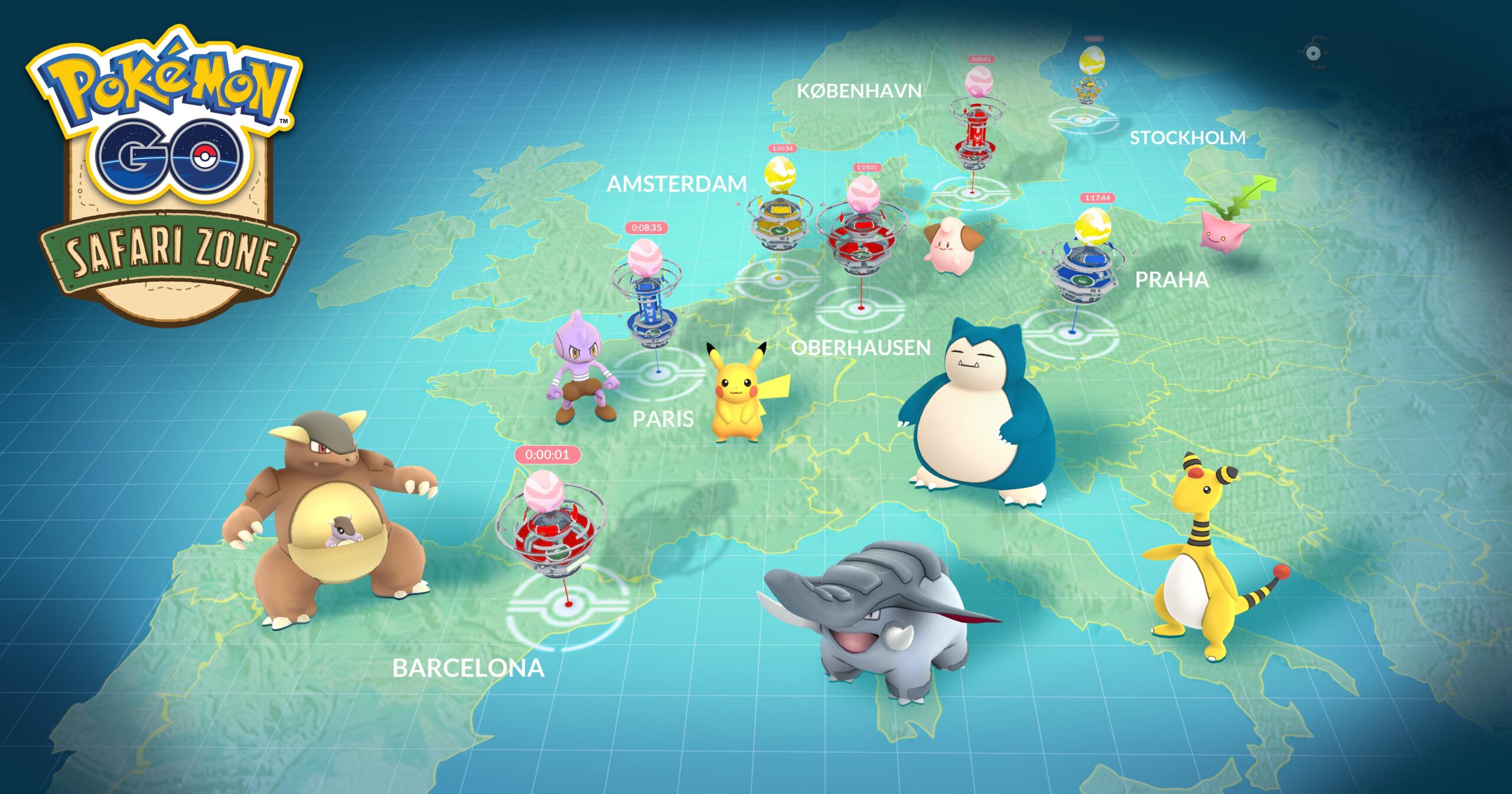 Calendario de eventos Pokemon GO