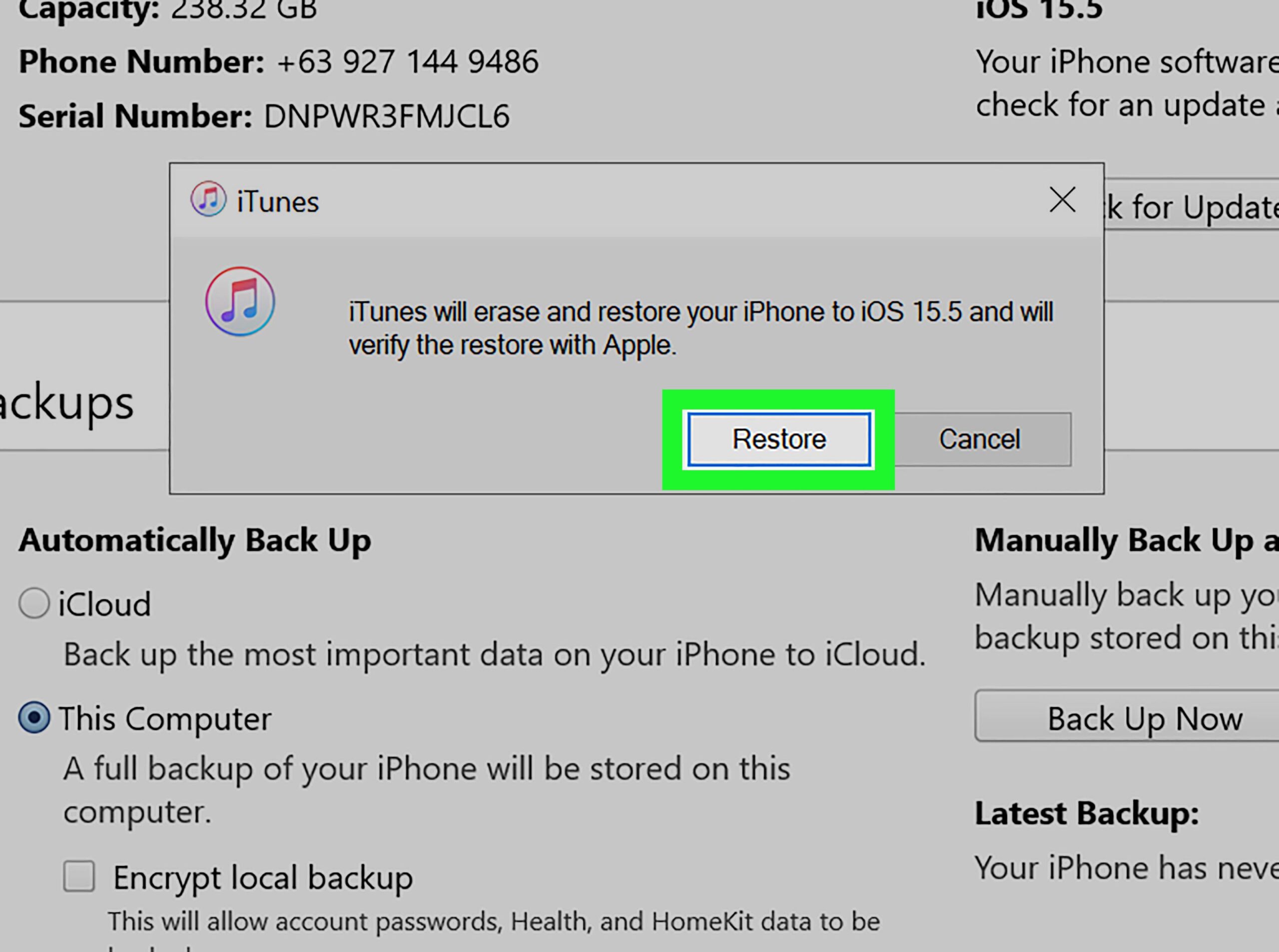 archivo ipsw downgrade iphone