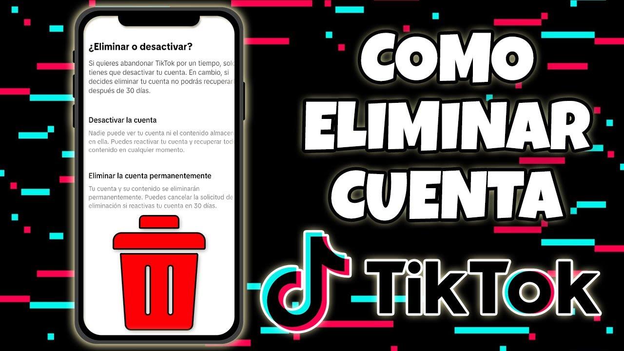 pasos para desactivar tiktok