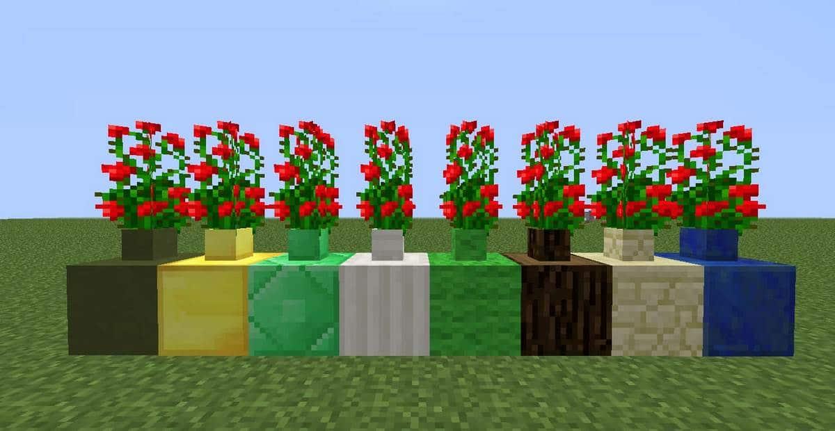 Crafteo de macetas de Minecraft Crafteo de macetas de Minecraft