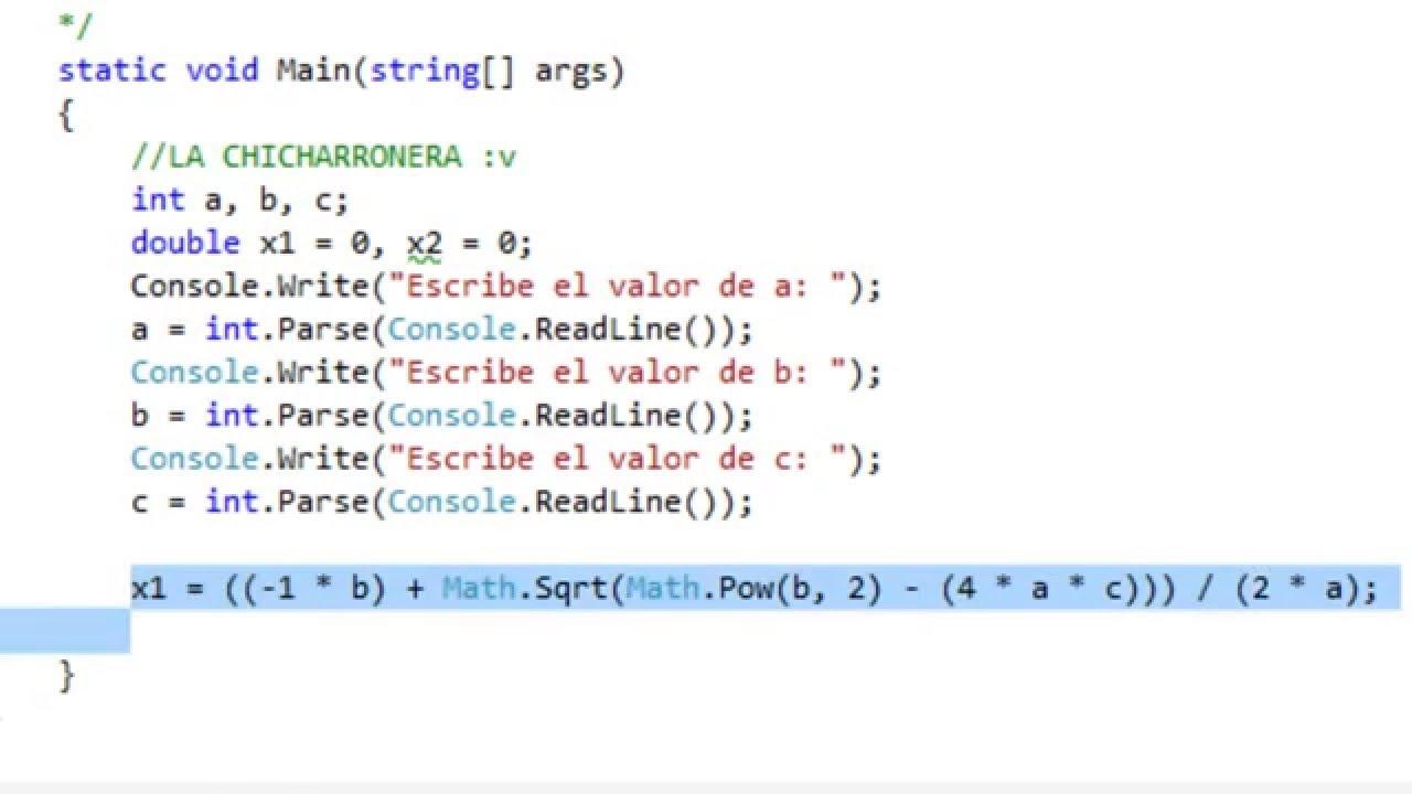 Ejemplo de regresión cuadrática con C#