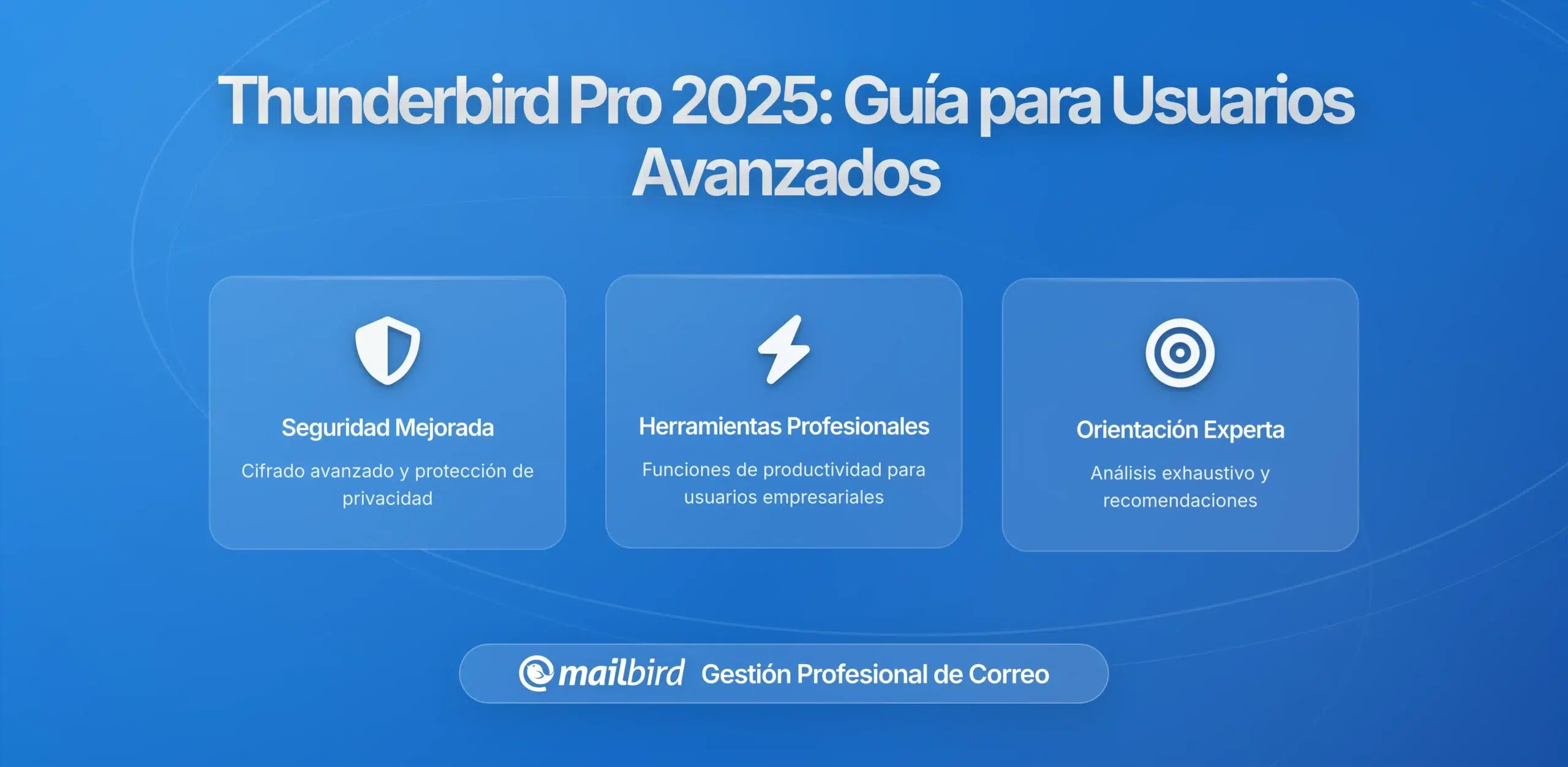 Thunderbird organización de correo y calendario Thunderbird opciones de organización de correo
