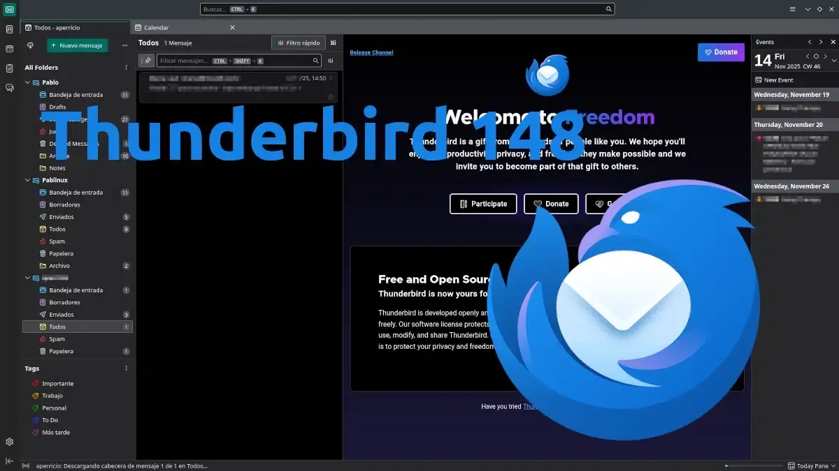 Thunderbird mejoras de seguridad en correo y calendario Thunderbird mejoras de seguridad correo y calendario