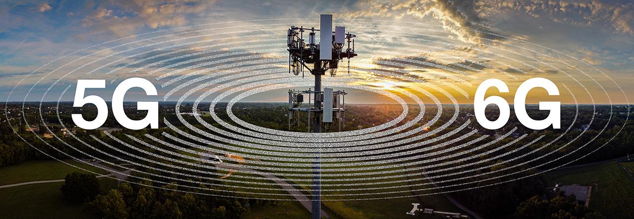 Espectro de frecuencias usado por 5G y 6G