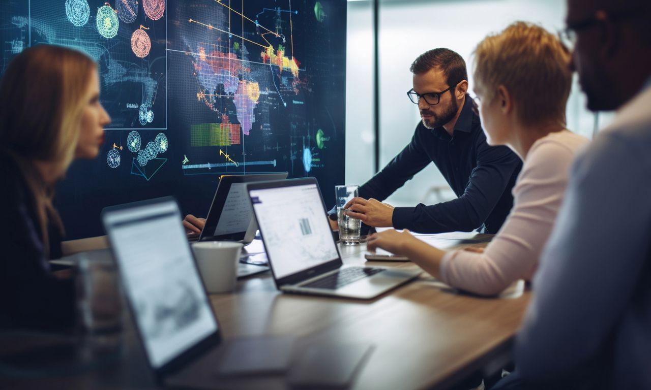 Equipo de programadores trabajando