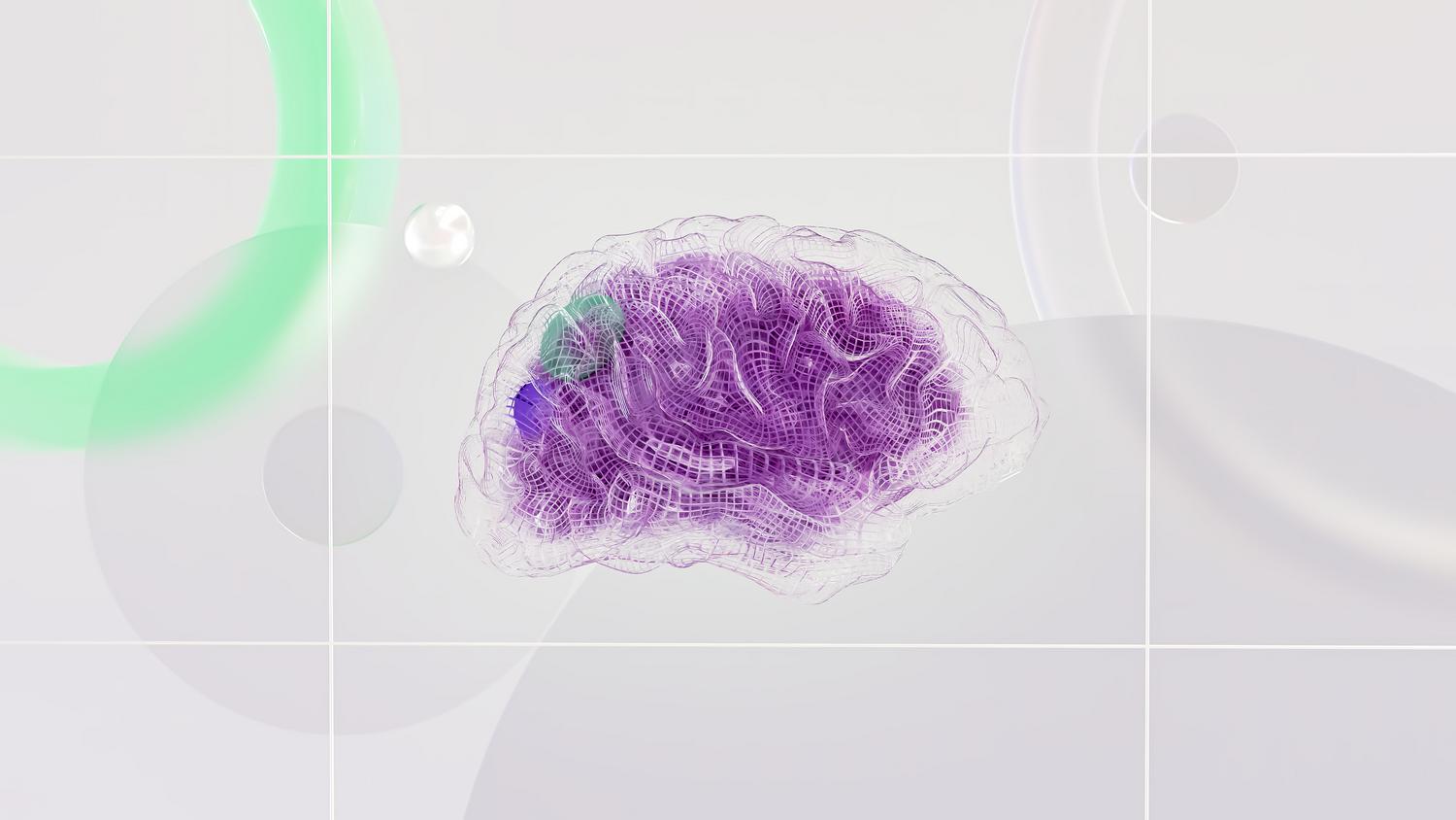 Representación abstracta de un cerebro digital que simboliza la inteligencia artificial como motor de aprendizaje y capacidad intelectual. Representación abstracta de un cerebro digital que simboliza la inteligencia artificial como motor de aprendizaje y capacidad intelectual.